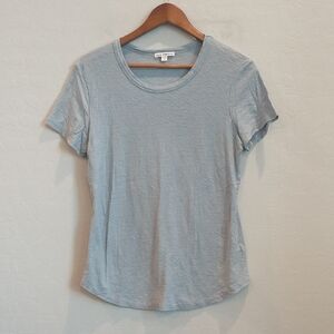 James Perse Men's 3 Soft Light Blue T-Shirt